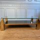 Belgo Chrom gold coffee table with 23 Carats fine gold