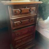 Small wooden secretary with flap
