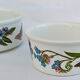 3 ramekins Earthenware Portmeirion made bin England décor Botanic Garden