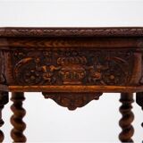 Carved table, France, circa 1910.
