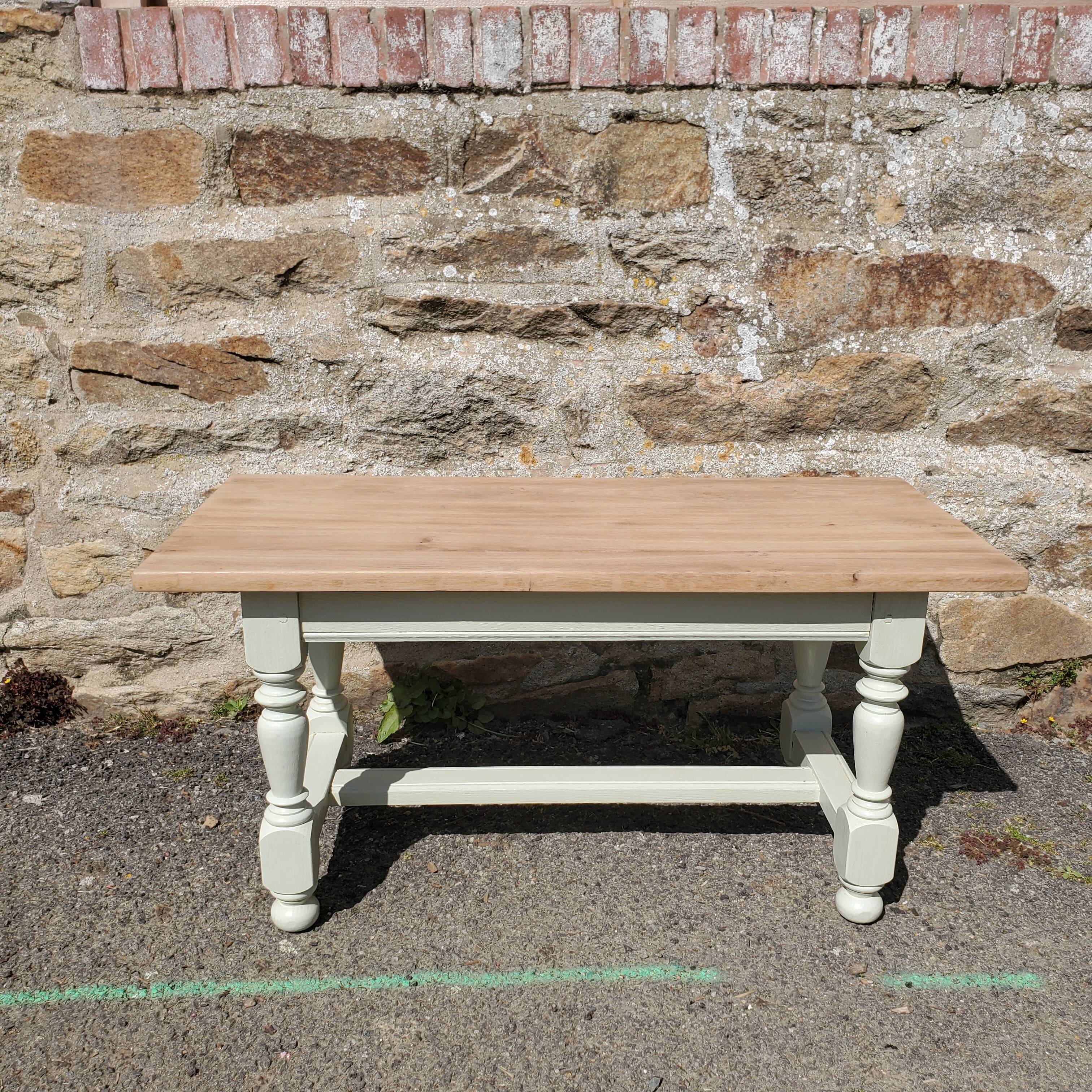 Rustic antique coffee table