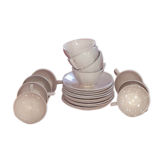 10 tasses et soucoupes anciennes Digoin