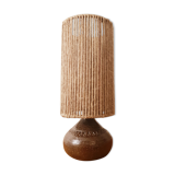 Ceramic lamp and rope