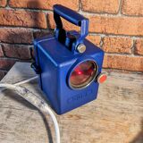 Vintage SNCF lamp with red white blue LED
