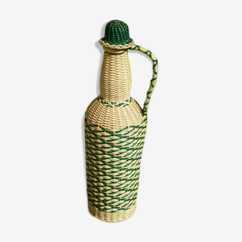 Scoubidou bottle, vintage