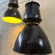 2x lampes industrielles XXL – émaillées