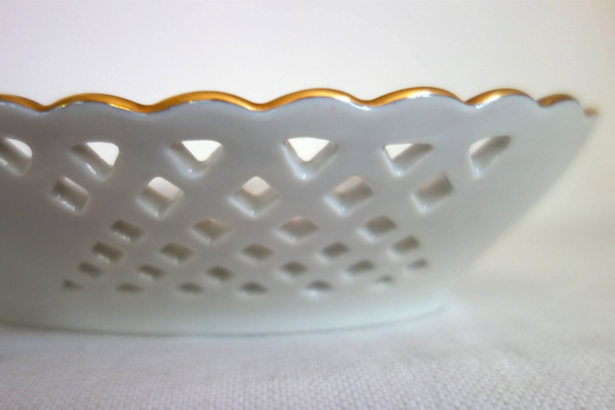 Openwork porcelain cup, Herend factory, Hungary