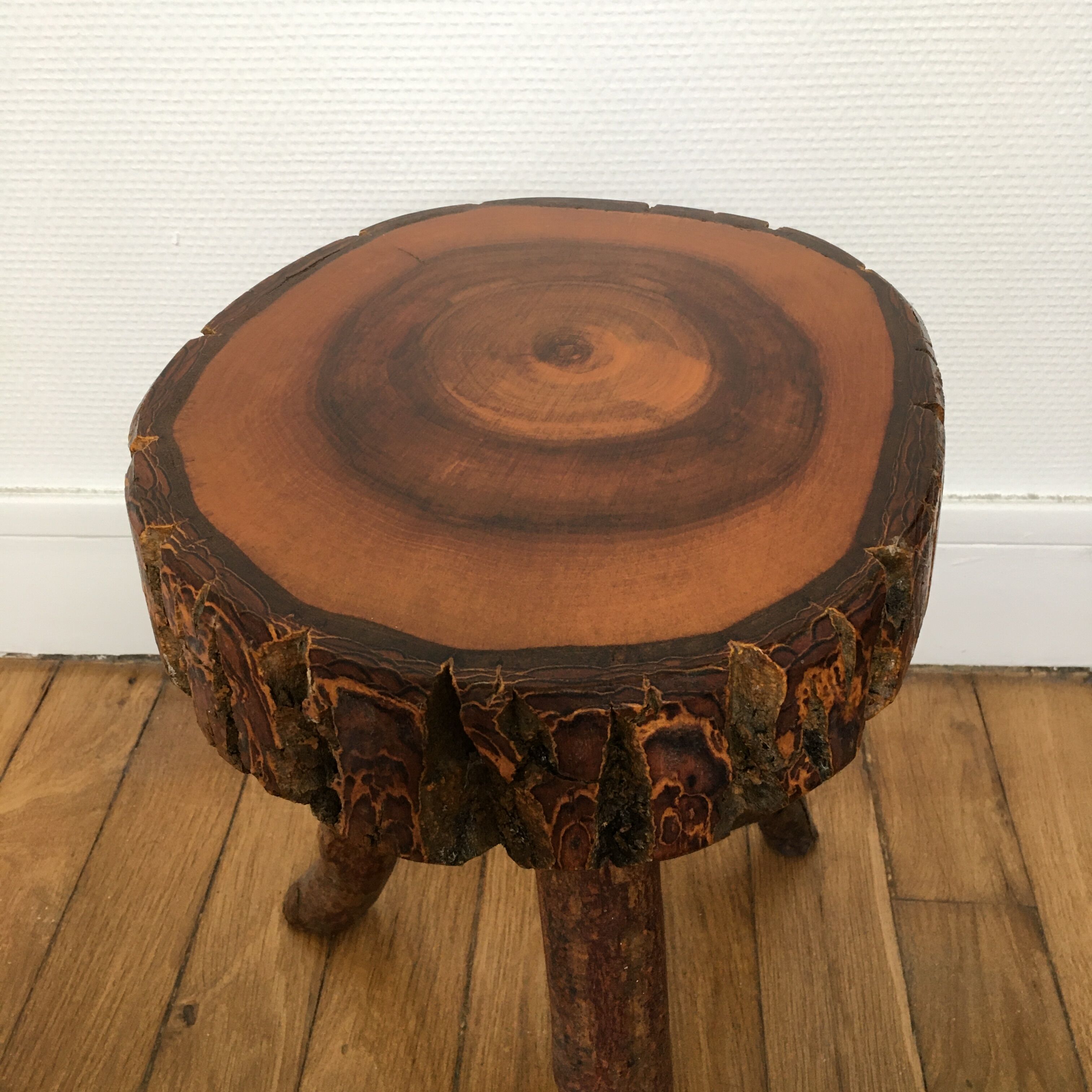 Brutalist tripod stool