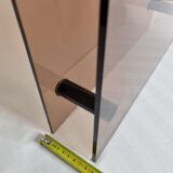 Smoked plexiglass briefcase, IBM, 70s-80s