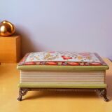 Porcelain box on claw feet