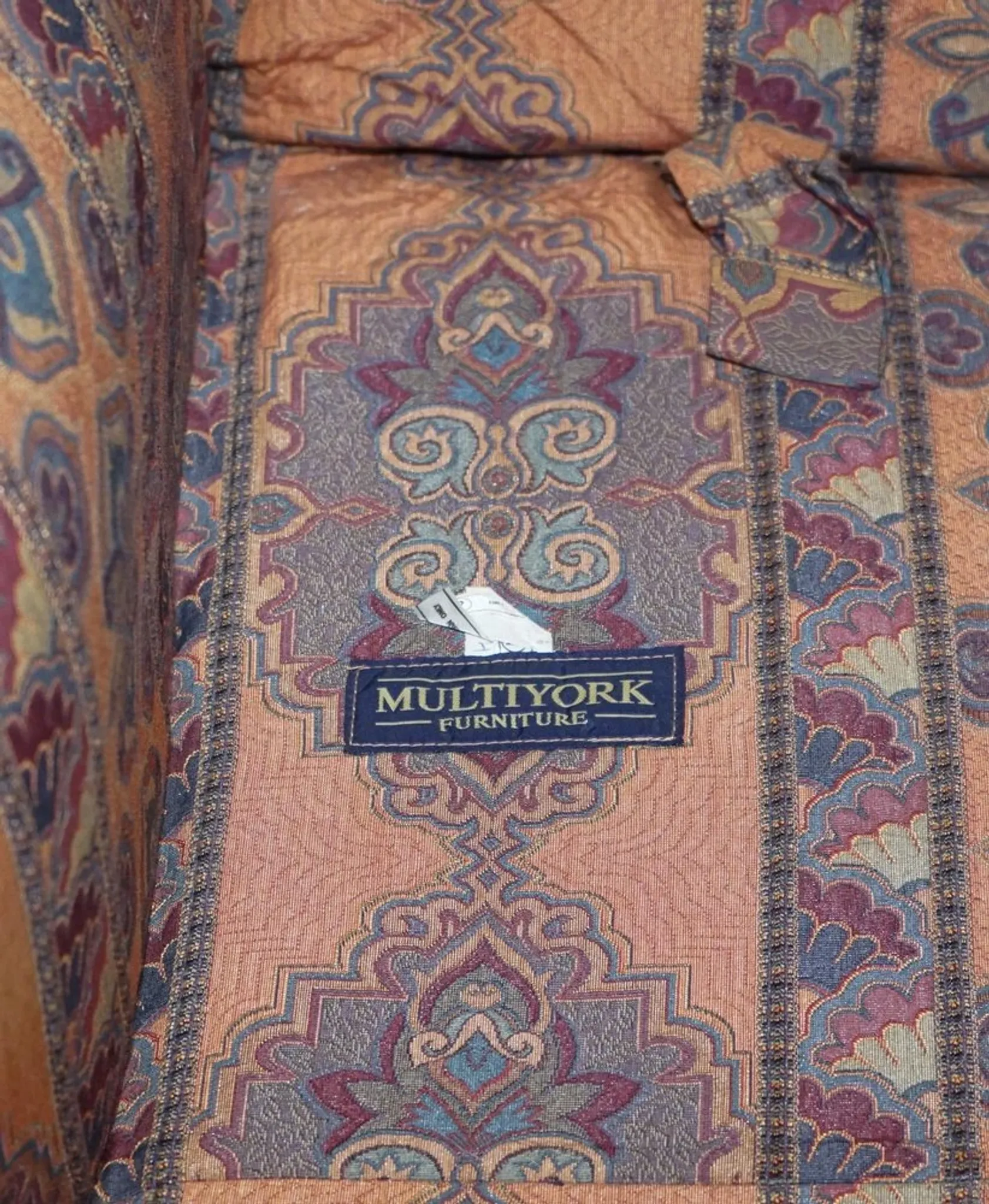 Multiyork Countryhouse Removable Fabric Armchair in the Howard Arm style