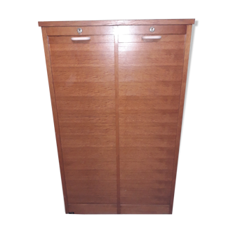 Double curtain binder