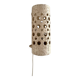Danish chamotte wall sconce, 1960s
