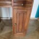 Vintage Art Deco schoolmaster's desk - double-sided - solid wood - 1940s/50s