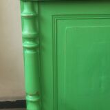 Buffet parisien ancien patiné vert