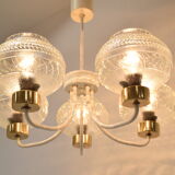 Mid-century chandelier by instala jilove u decina,1970's.