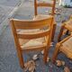 Lot 6 chaises vintage