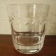 6 verres whisky cristal Lorraine service vintage french crystal glasses