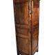 Stained solid wood cap, old walnut door