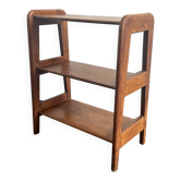 Meuble étagère chêne reconstruction vintage années 60