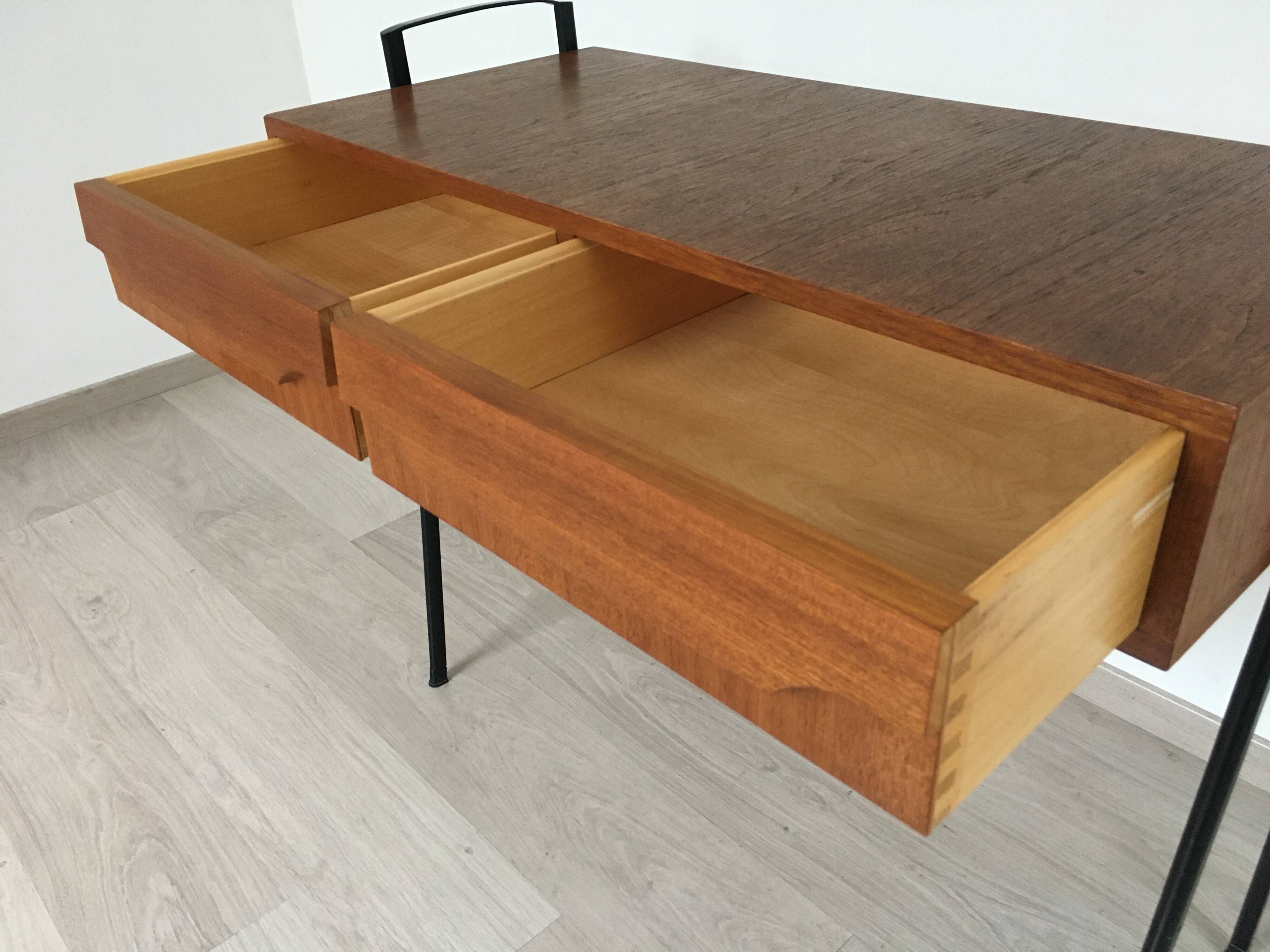 Desk - Scandinavian console mobelfabrik teak 60s
