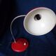 Vintage office lamp red design flexible old industrial art