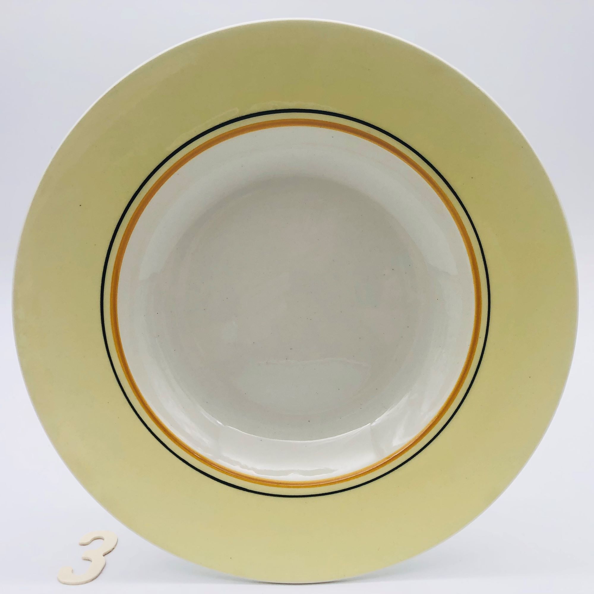 6 hollow plates "Gien", model Val d'Isère