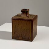 Square-shaped ceramic soliflore vase