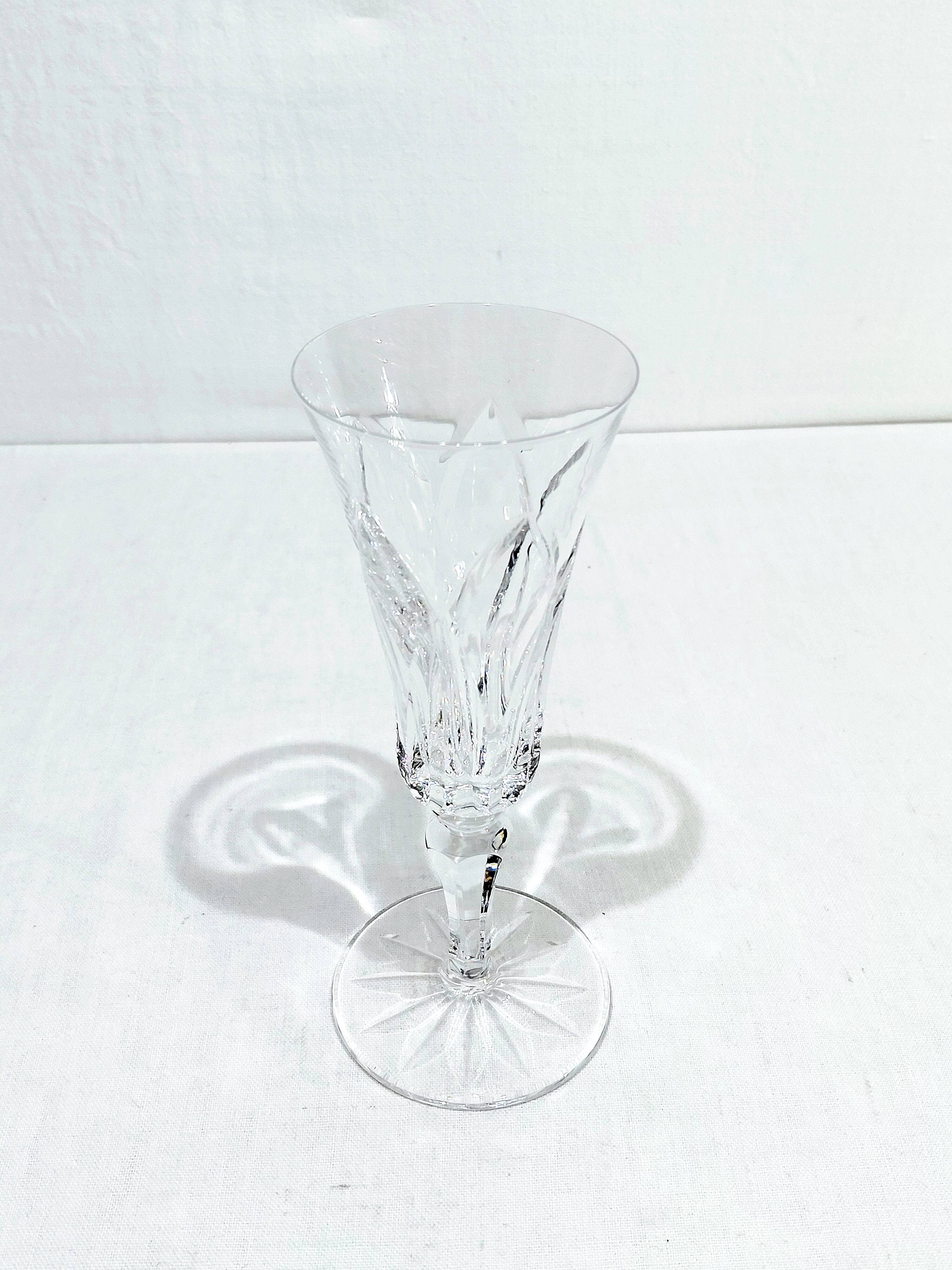 11 CHAMPAGNE FLUTES ST LOUIS CAMARGUE MODEL