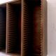 Vintage Wall Mounted CD Rack Wood Storage Cabinet Hi-FI Shelf CIRCA 1980