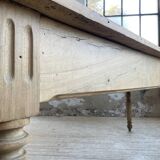 2m walnut drapery farmhouse table