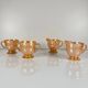 Important Fire-King Peach Lustre "Laurel Leaf" service for 12 people, Anchor Hocking, USA, 1950s.