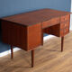 Teak 1960s Danish mid century desk made in Denmark