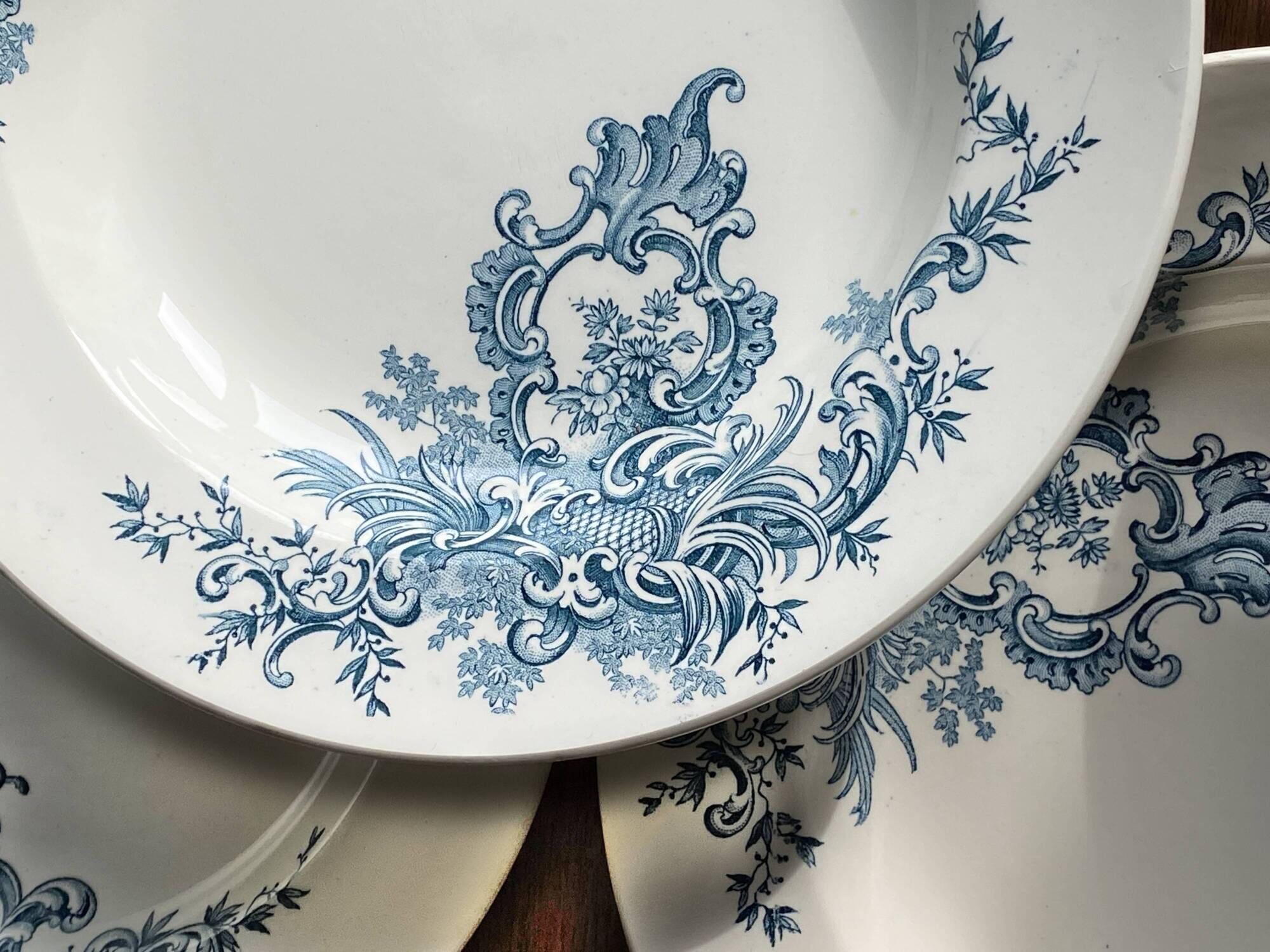 10 deep plates BFK Terre de Fer Regent model - perfect condition