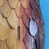 Vintage umbrella stand in the shape of an owl