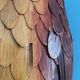 Vintage umbrella stand in the shape of an owl