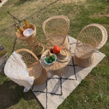 Rattan lounge