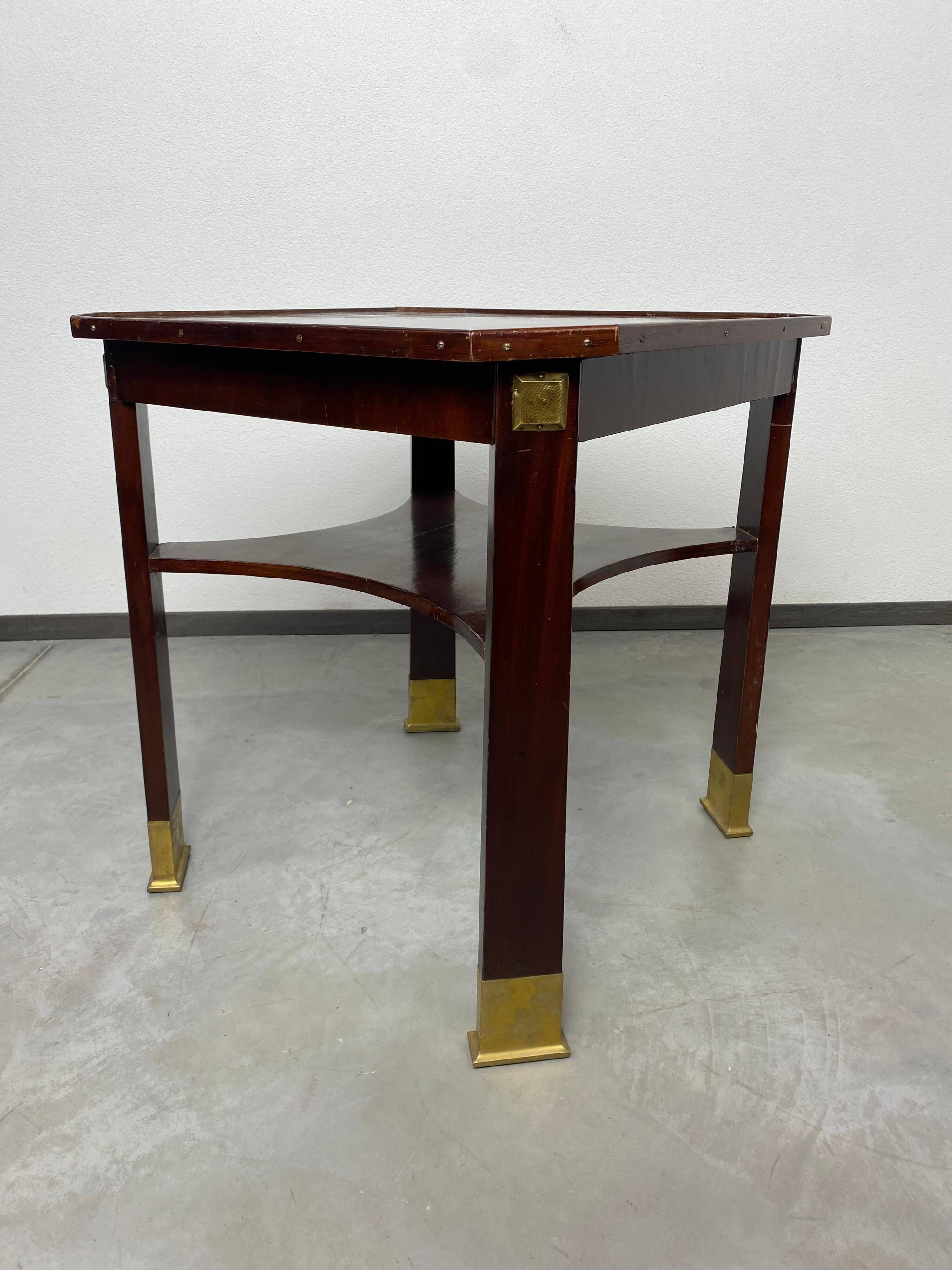 Jugendstil coffee table by Adolf Loos for F.O. Schmidt