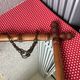 Wooden barber mirror turned art deco bamboo style