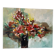 Bouquet de fleurs au couteau, signé