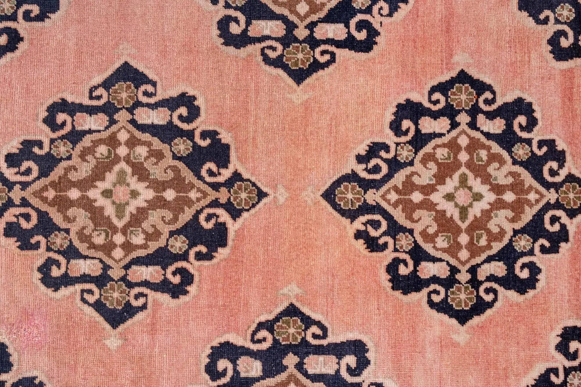 Vintage Turkish hallway rug 89x555 cm