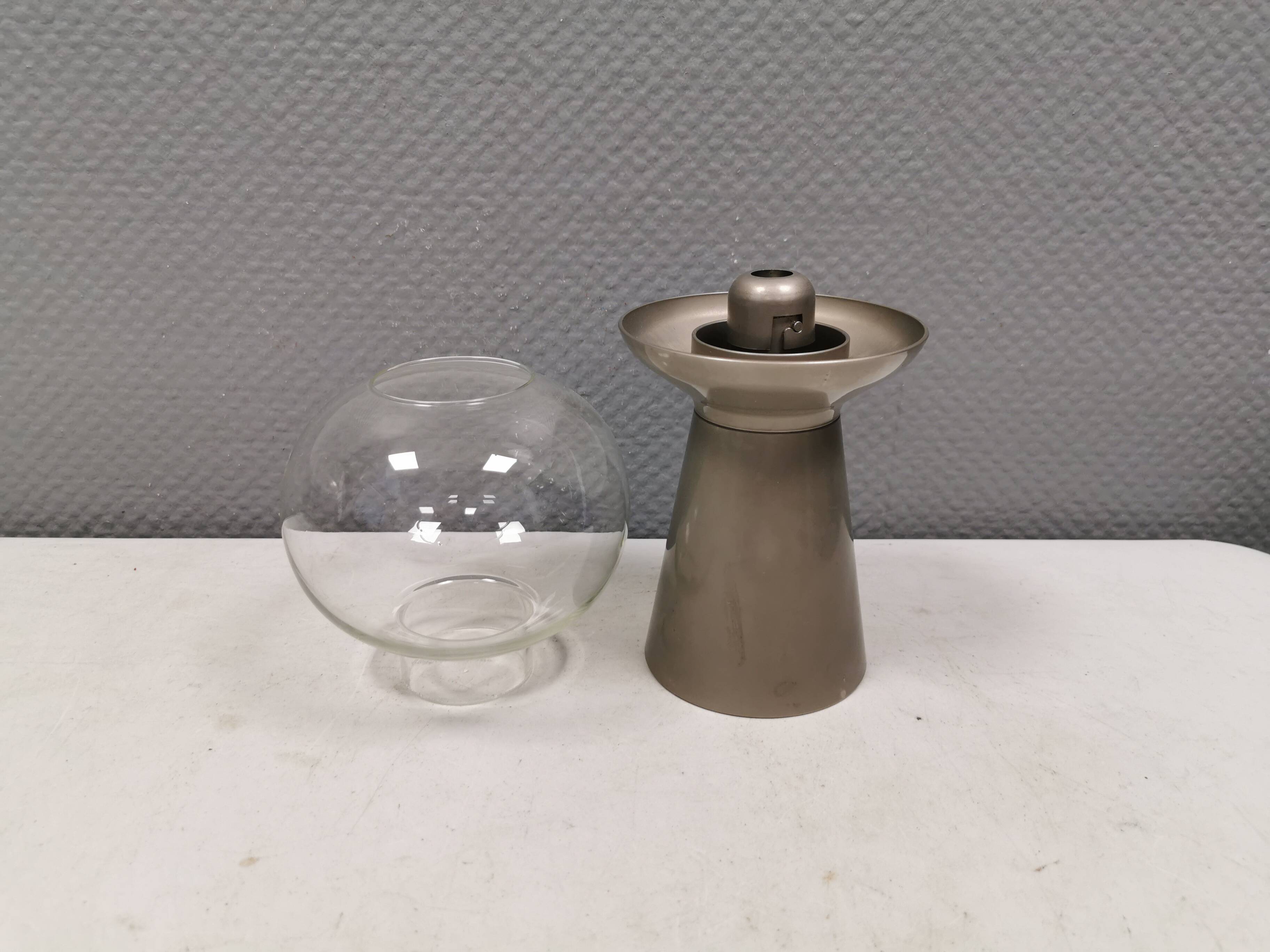 Rare, Föhl hurricane, candle holder. Germany 1960s