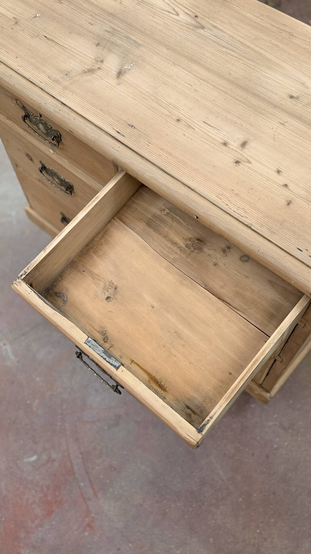 Renovated English commode