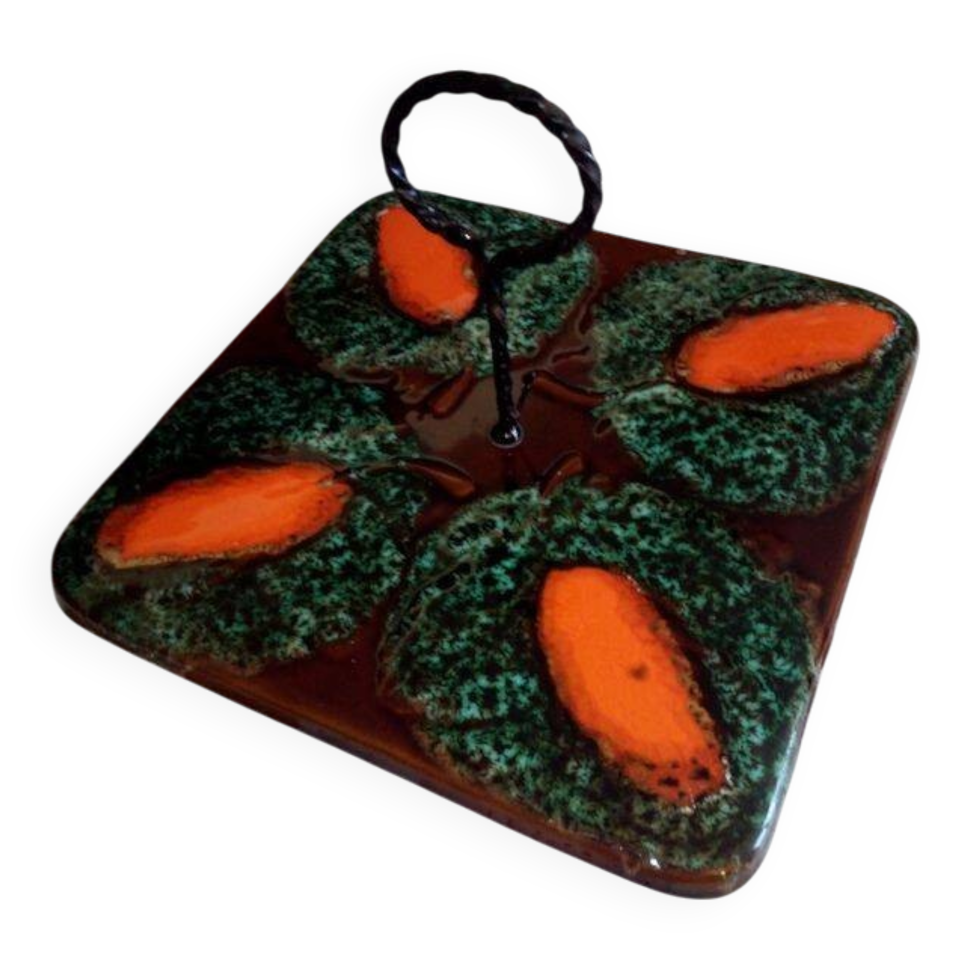 Vintage cheese platter Vallauris in ceramic – 1960s/70s