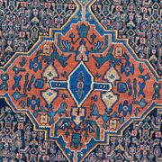 Tapis ancien persan d’orient senneh fait main 102x139 cm