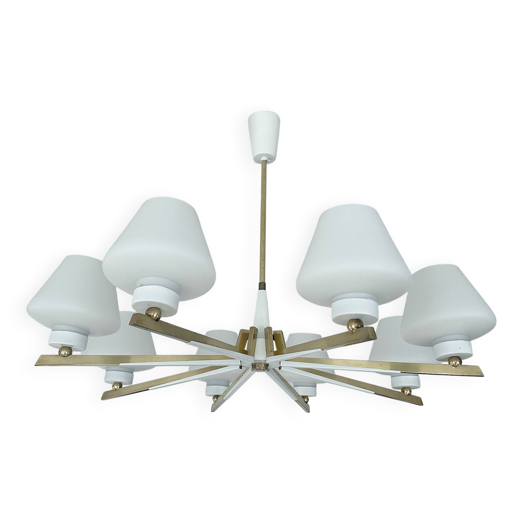 Large Mid Century Italian Pendant Light