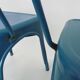 Pair of Tolix Chairs in blue metal by Xavier Pauchard