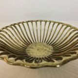 Organic gold brass design fruit cut, 60s