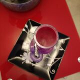 Vase in glass paste