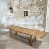 Solid oak farm table